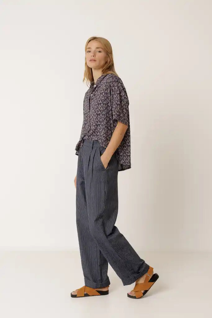 Boxy Shirt - Marino Print