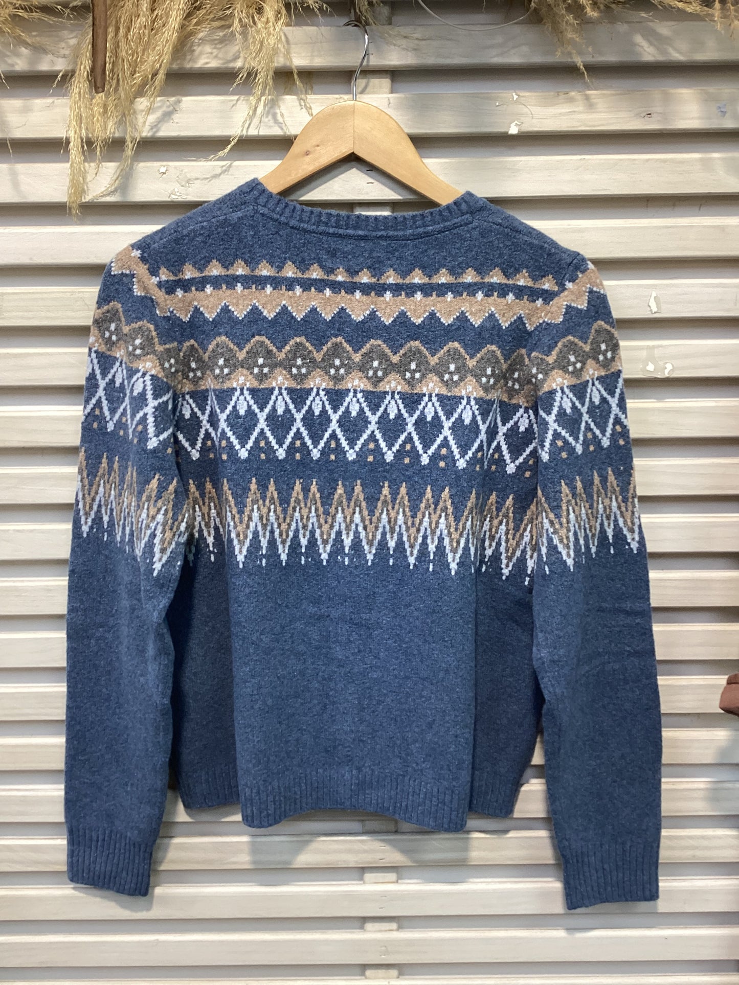 Jacquard Sweater - Ocean