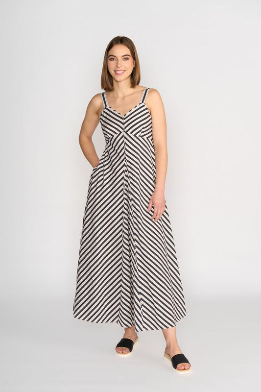 Gala Dress - Black/Ecru
