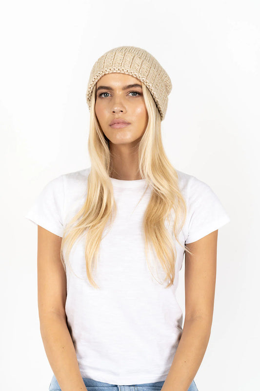 Alora Beanie - Wheat