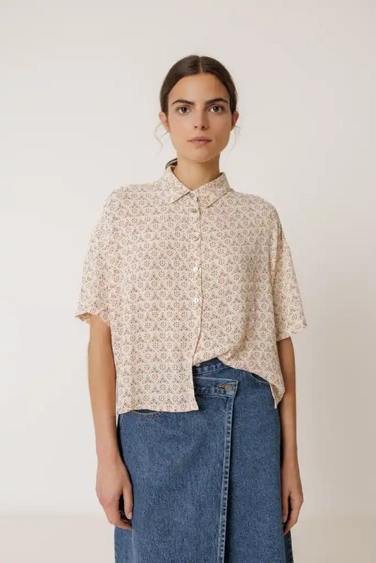 Boxy Shirt - Crudo Print