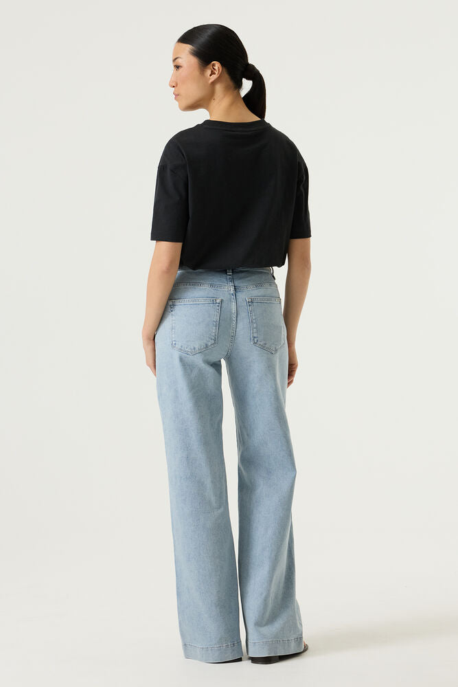 Flore Print Tee - Dark Gray