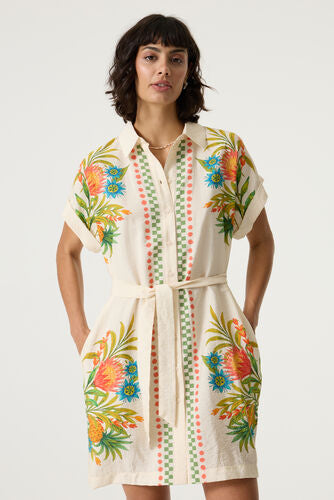 Print Dress - Turtledove