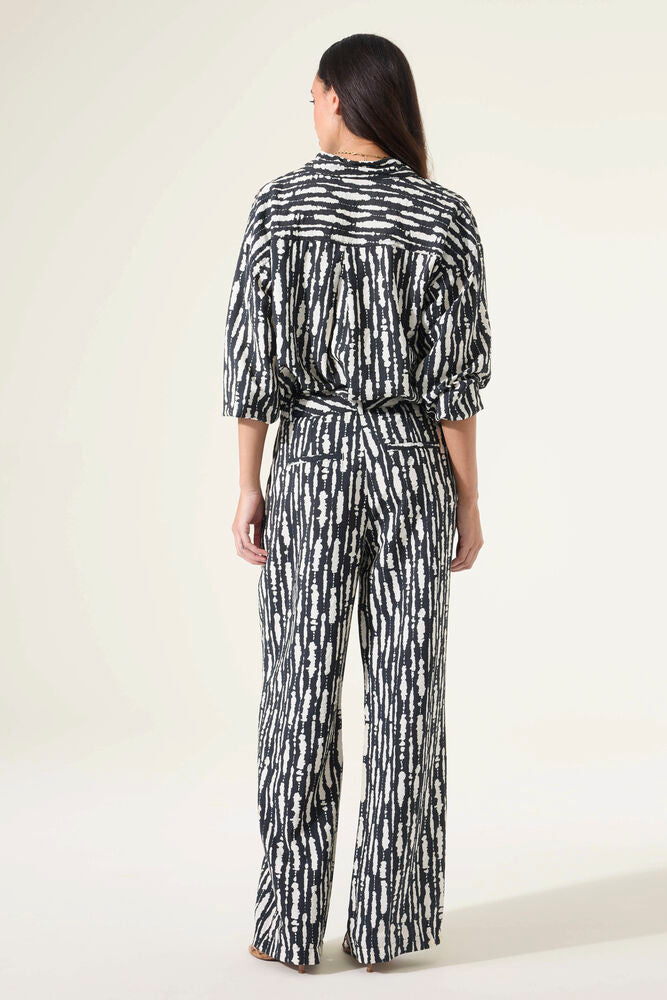 Black Print Shirt