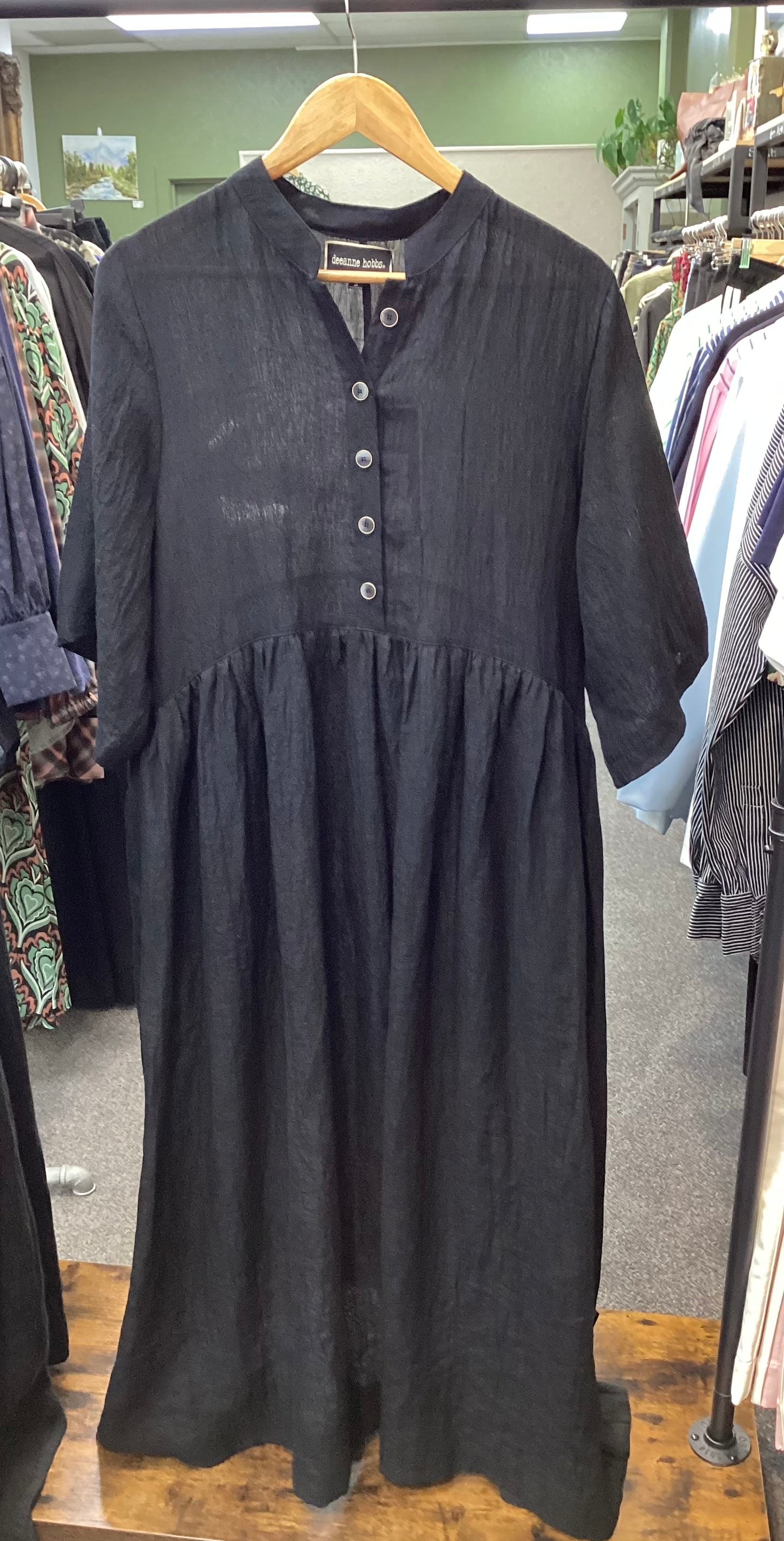 Brylee Dress - Black Flax