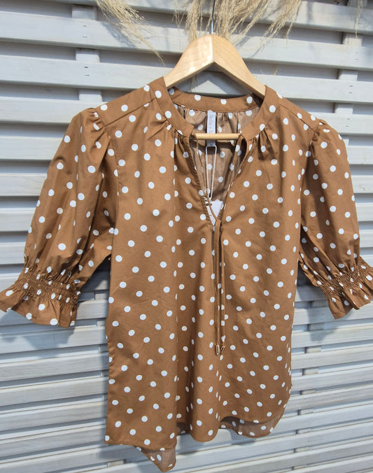 Honey Blouse - Cotton Caramel