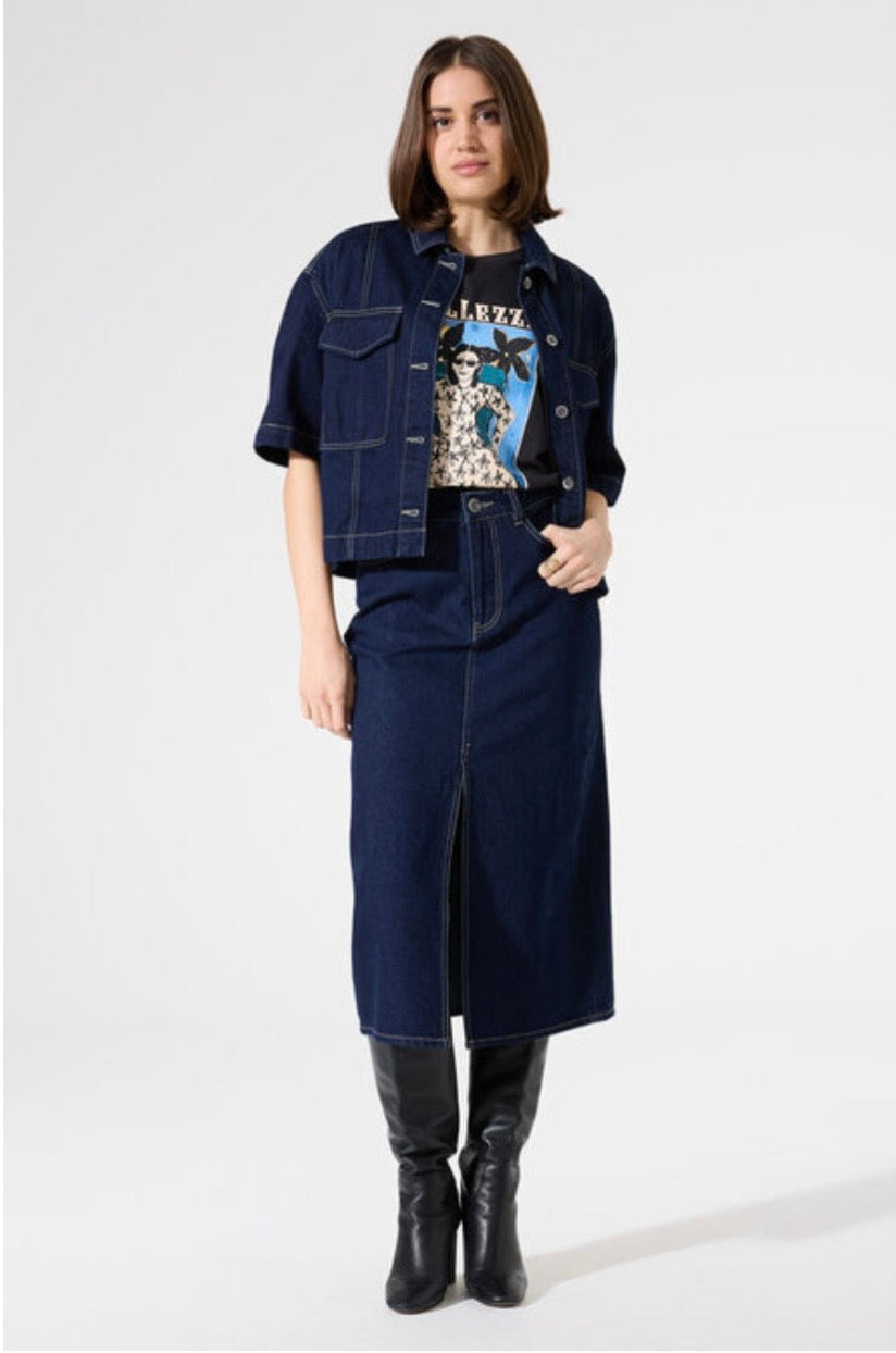 Cropped Denim Jacket