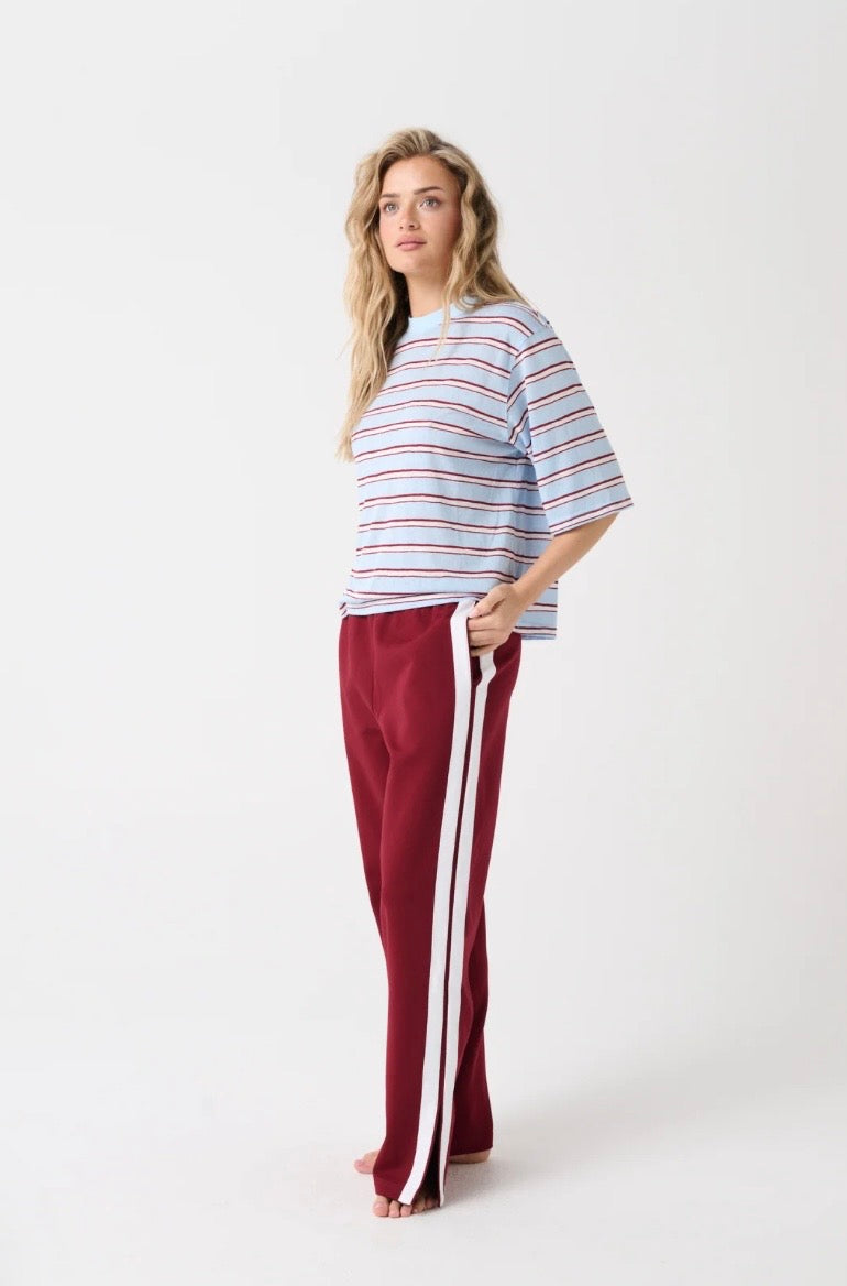 Hallie Tee - Ice Berry Stripe