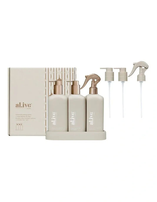 al.ive - Stone Kitchen Trio - Bronze Edition - Lemon & Pomegranate + Watermelon & Lime