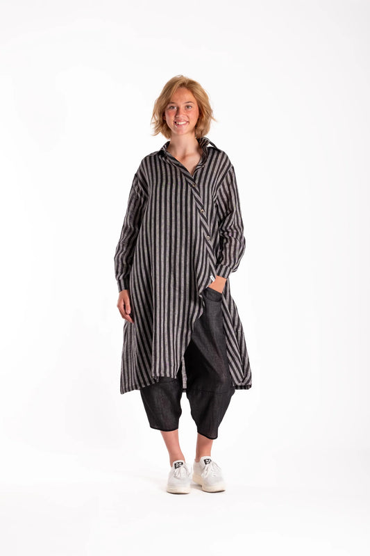 Skylar Dress - Shadowy Stripe