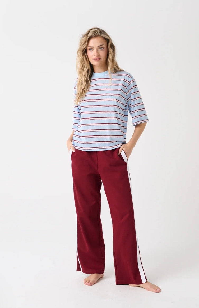 Hallie Tee - Ice Berry Stripe