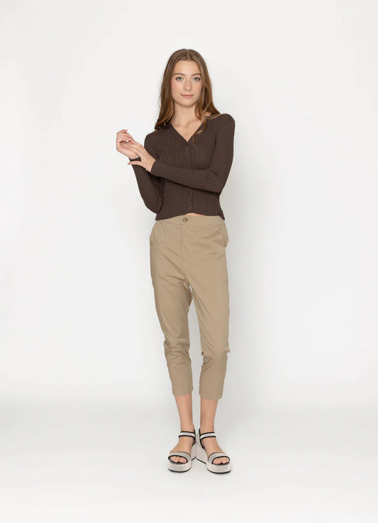 Mia Cardigan - Chocolate