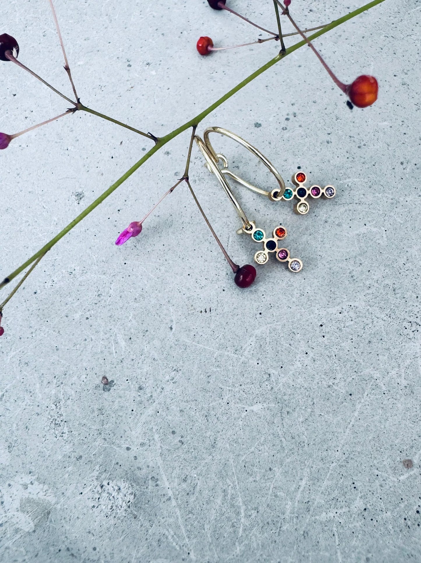 Spectrum Hoop Earrings