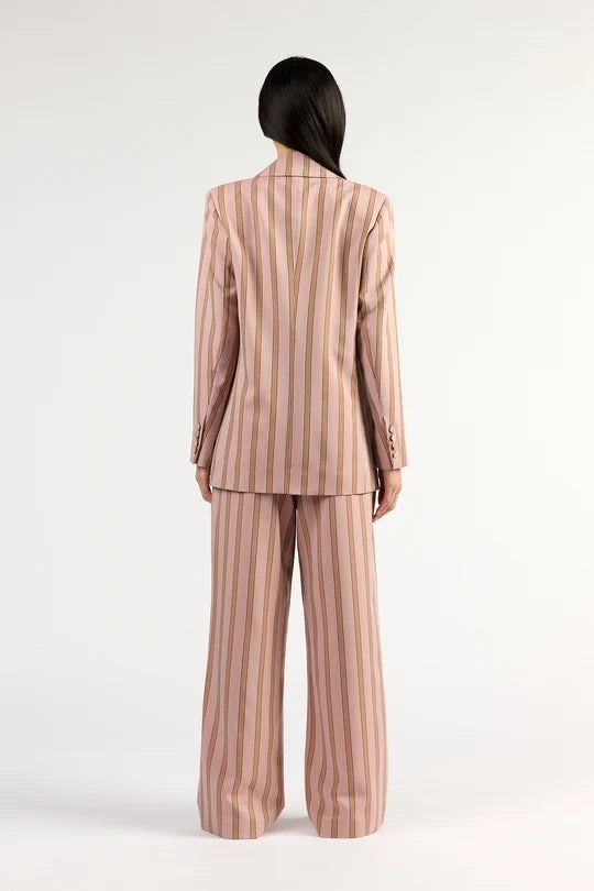 Paris Blazer - Rosewood Stripe