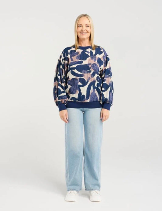 Emily Top - Bold Flora