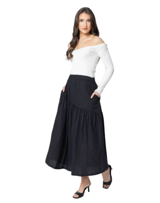 Devine Maxi Skirt - Black