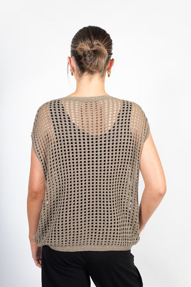 Chelsea Vest - Moss Gold