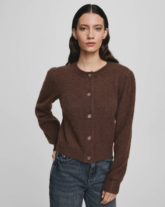Miabelle Hope Cardigan- Hot Fudge