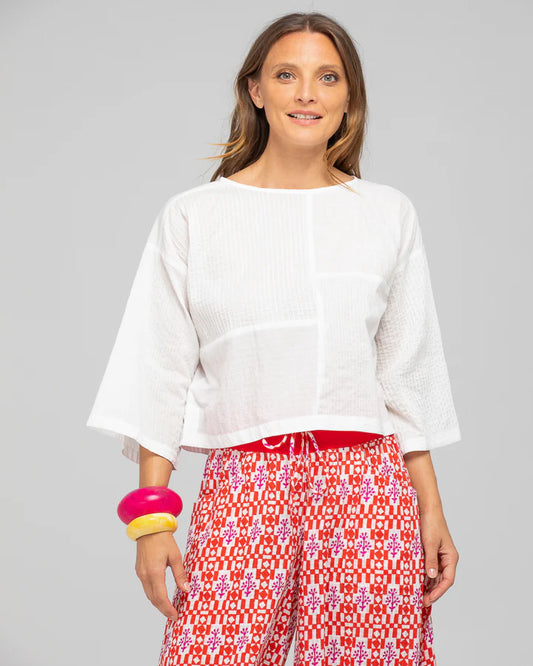 Dimple Top - White,