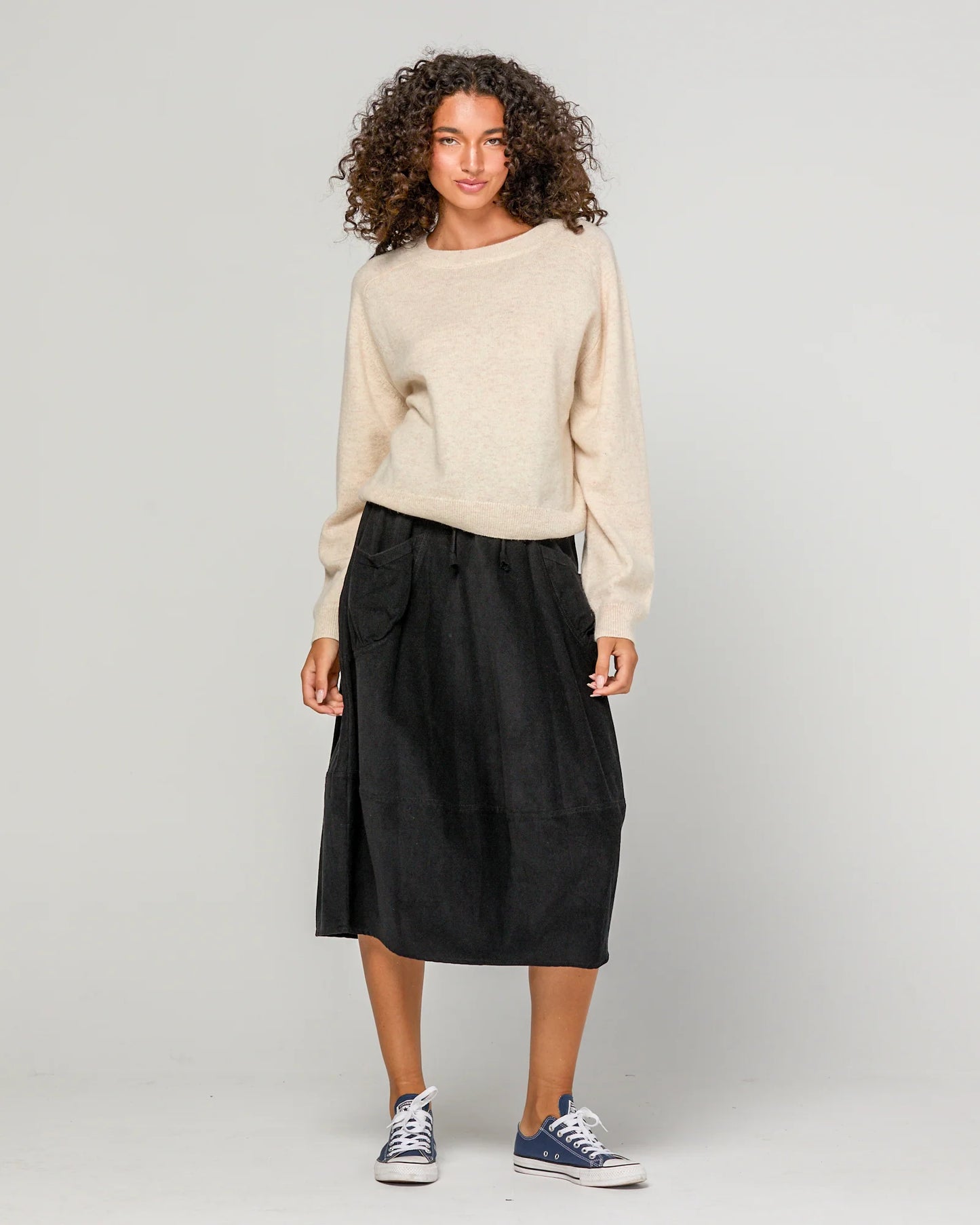 Cord Guru Skirt - Black