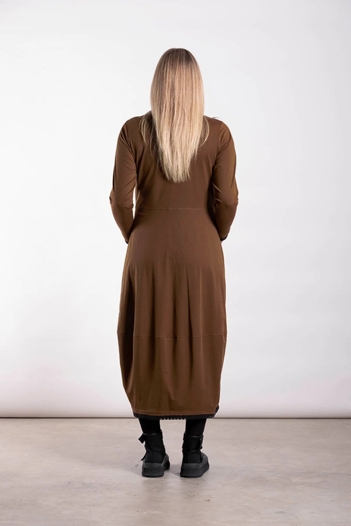 Marcia Dress - Spiced Coffee