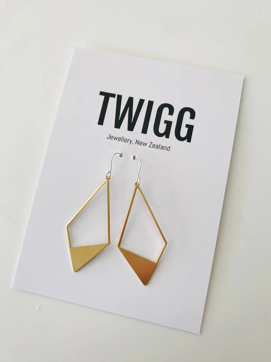 Chemistry Filled Kite Earrings