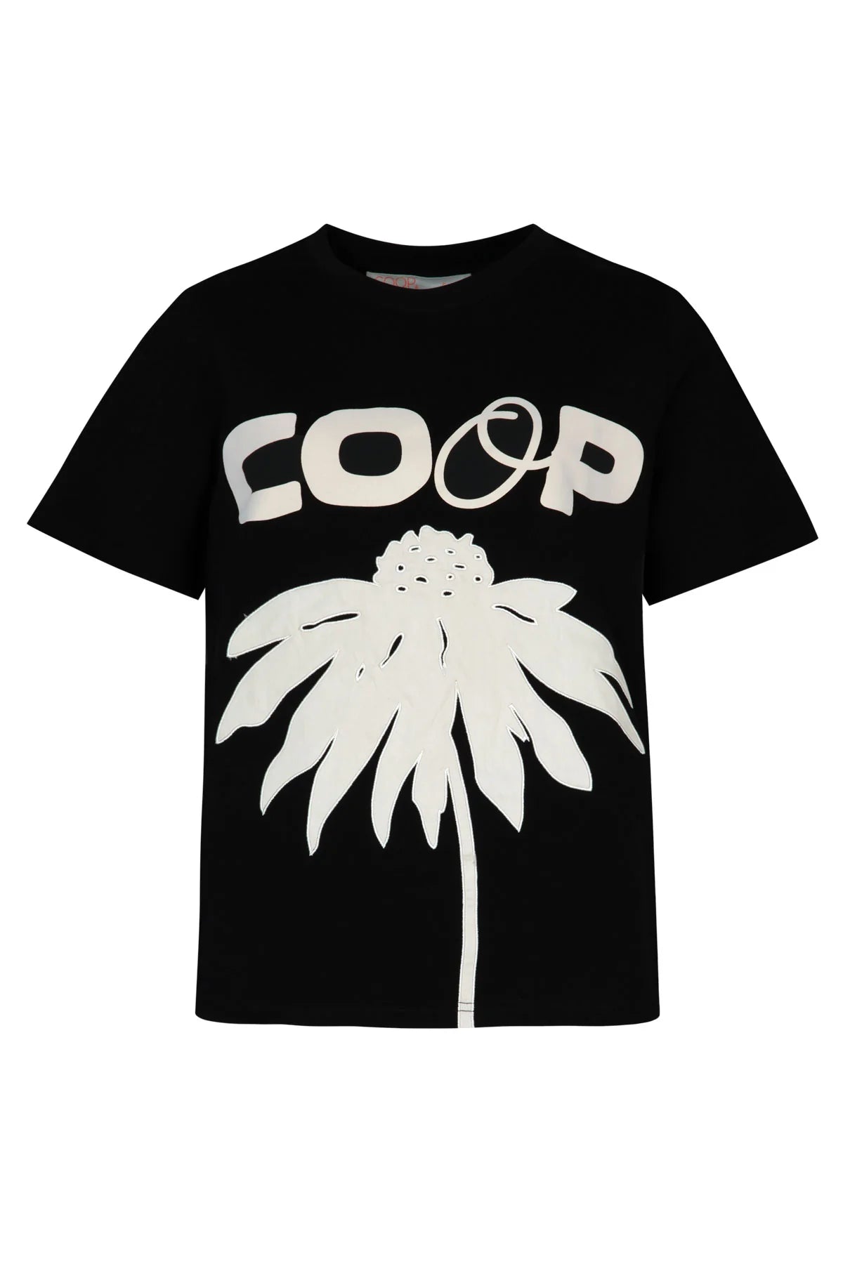 Coop Bloom Service T-Shirt - Black & Cream