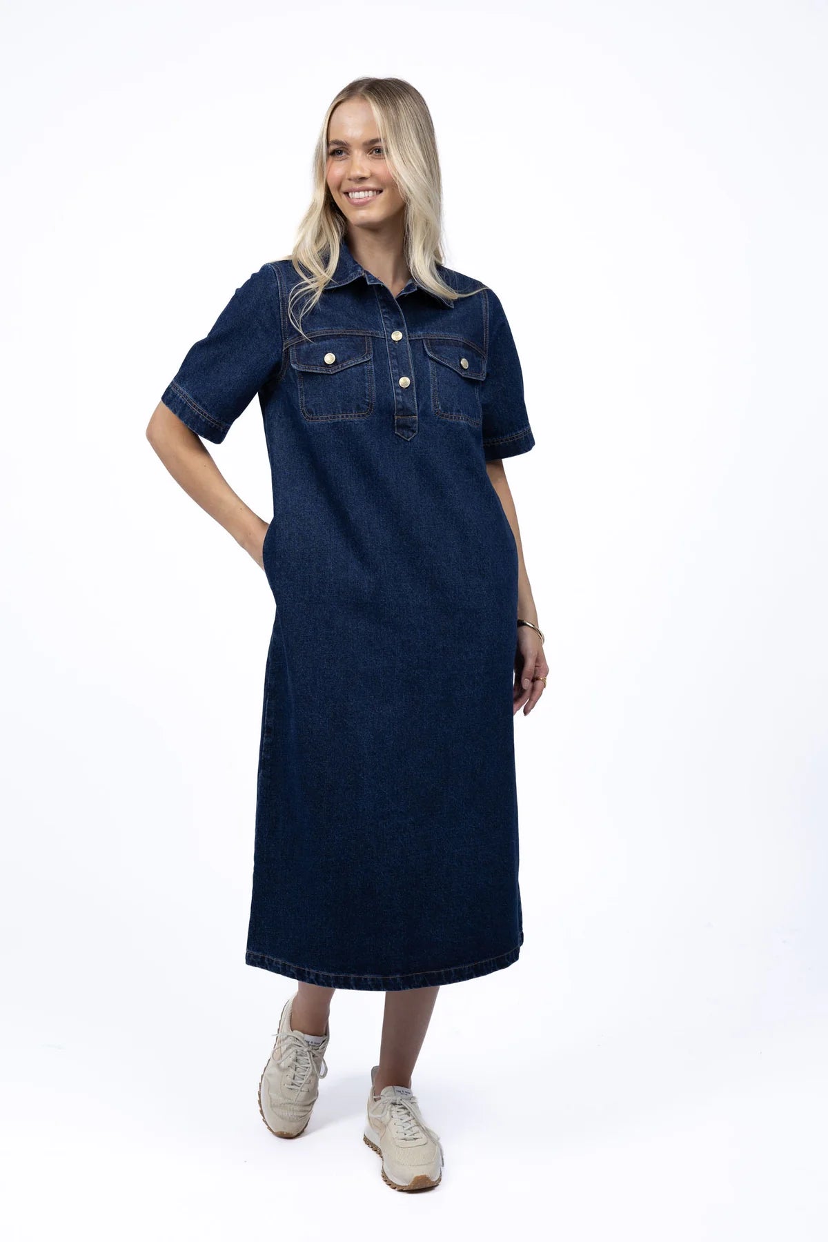 Amici Dress - Dark Blue