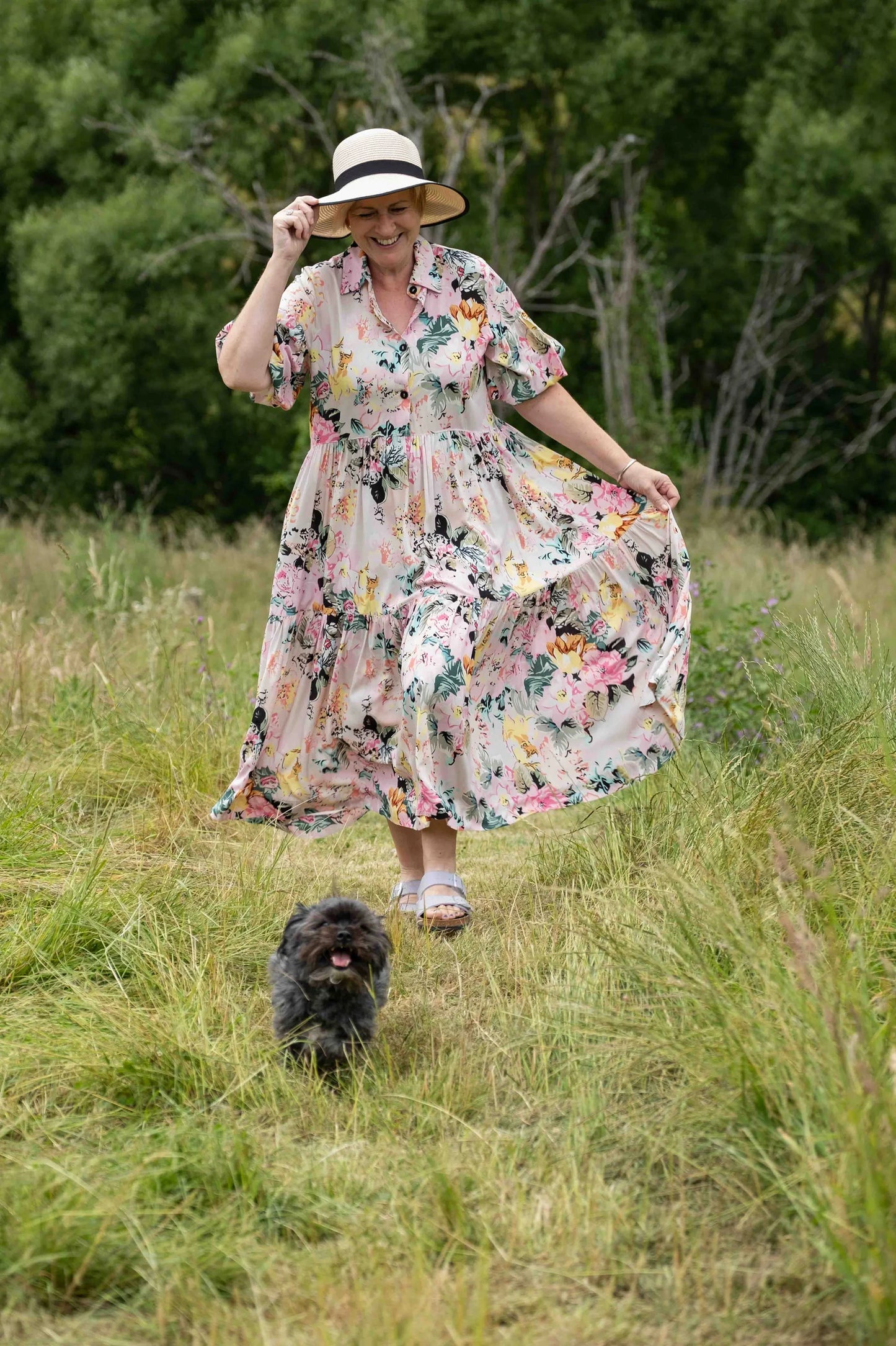 Lana Dress - Pastel Bloom