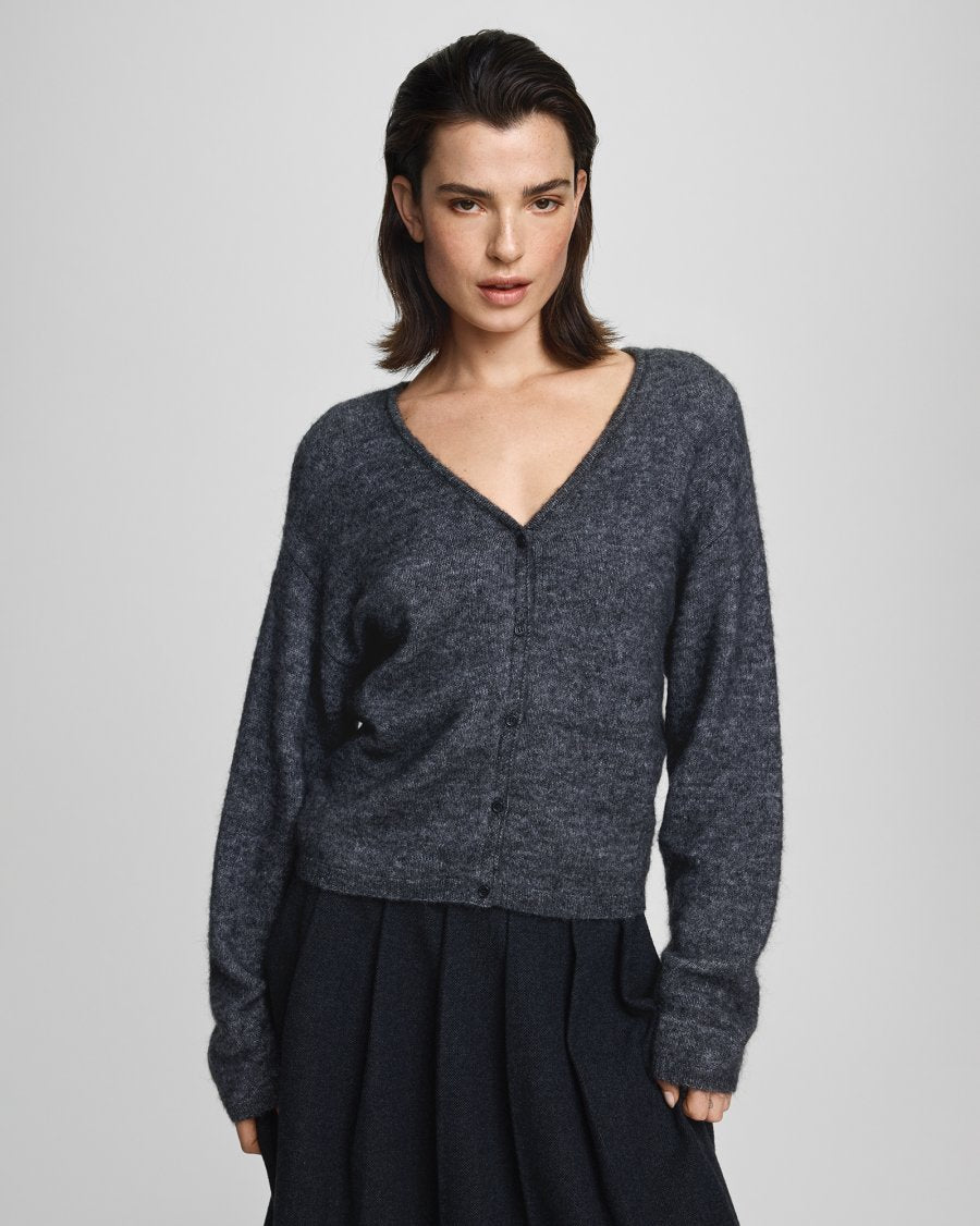 Milania Hope Cardigan - Charcoal