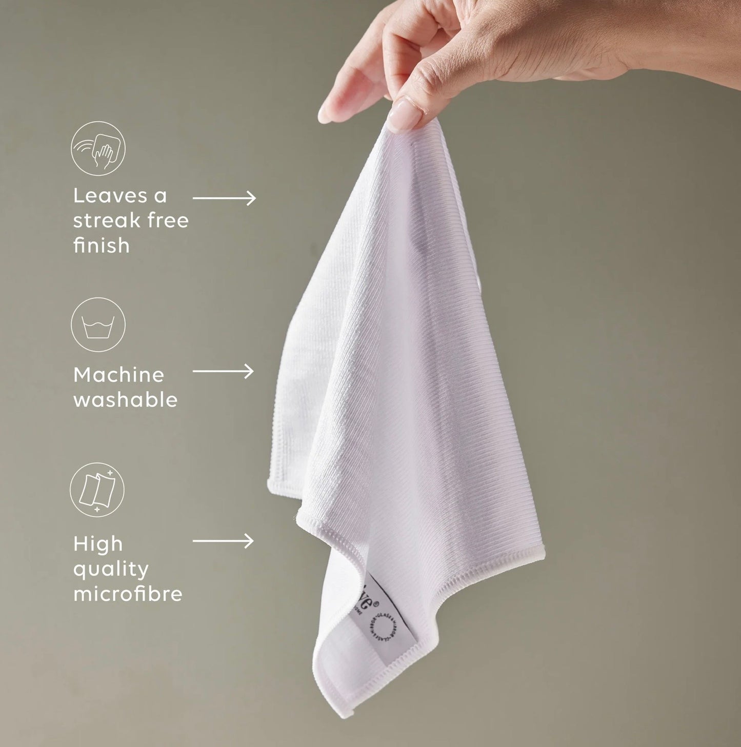 al.ive Glass & Mirror Microfibre Cloth