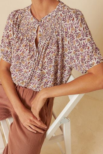 Violeta - Plum Print