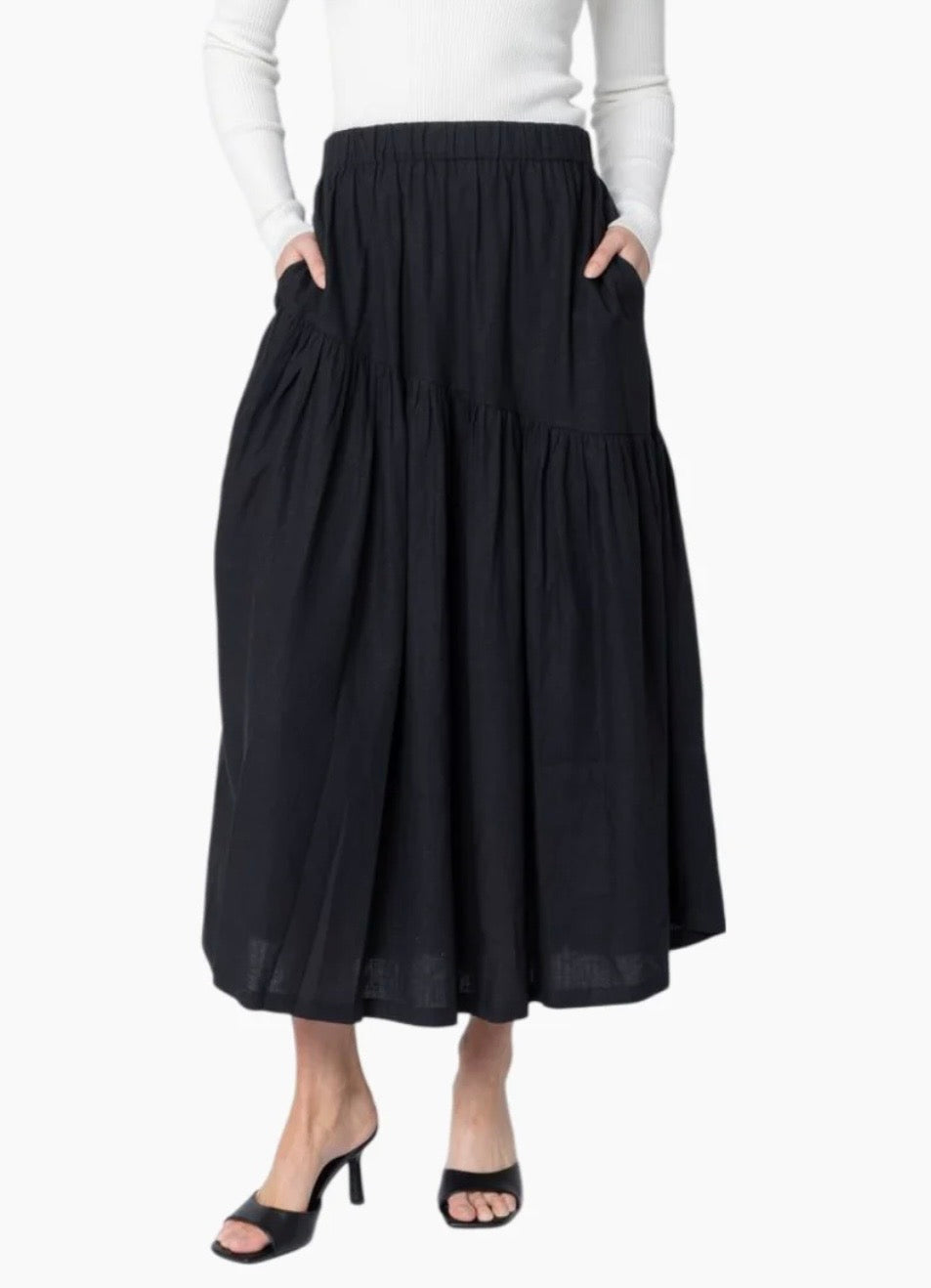Devine Maxi Skirt - Black