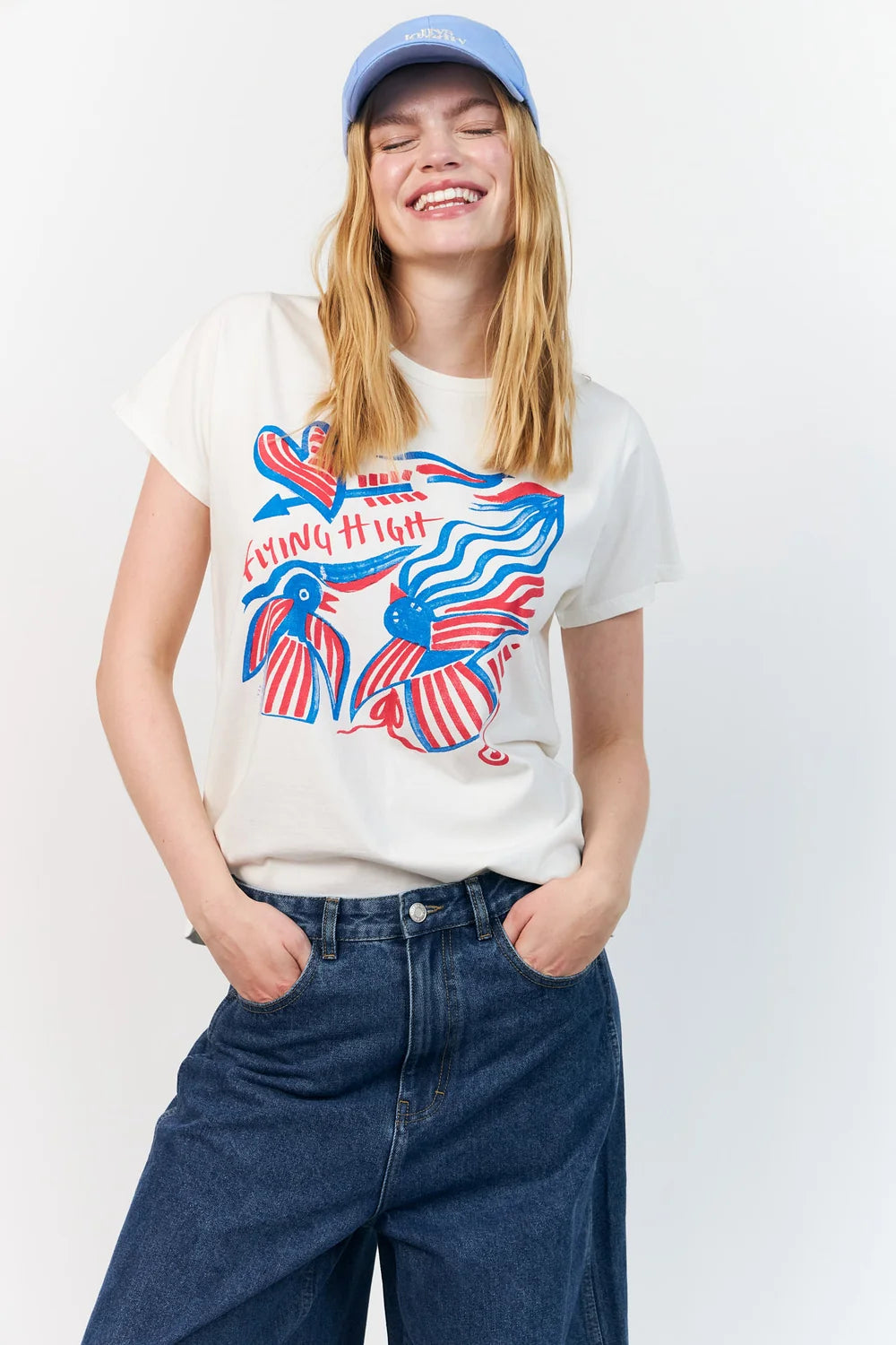 Roma Flying High Tee - White