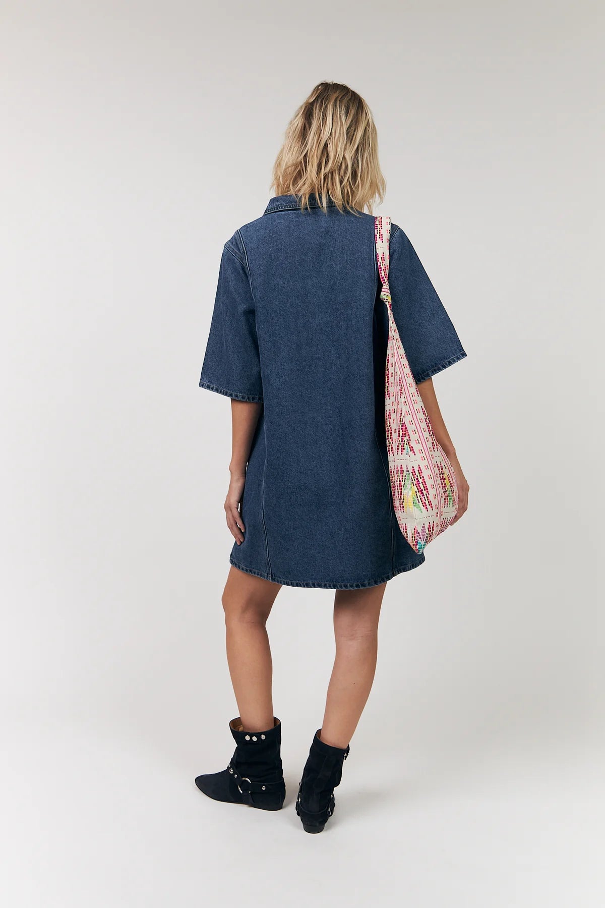 Mola Dress - Blue