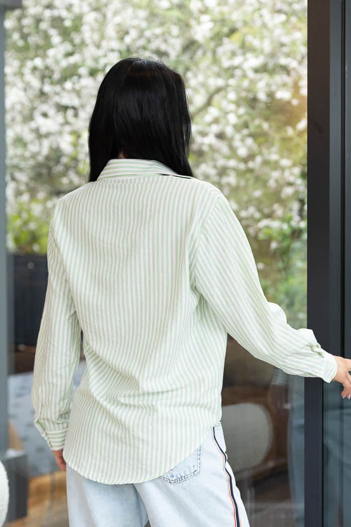 Ollie Shirt - Mint Stripe