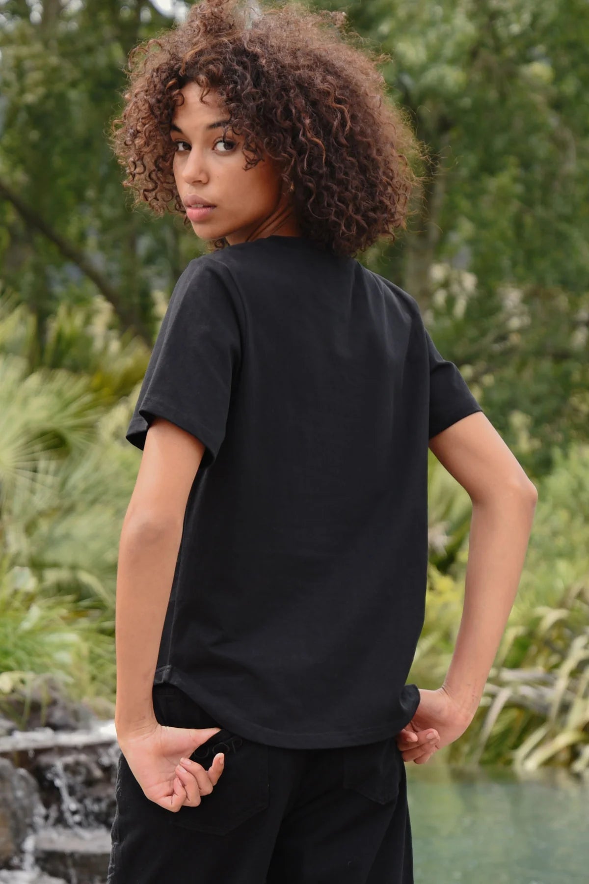 Coop Bloom Service T-Shirt - Black & Cream