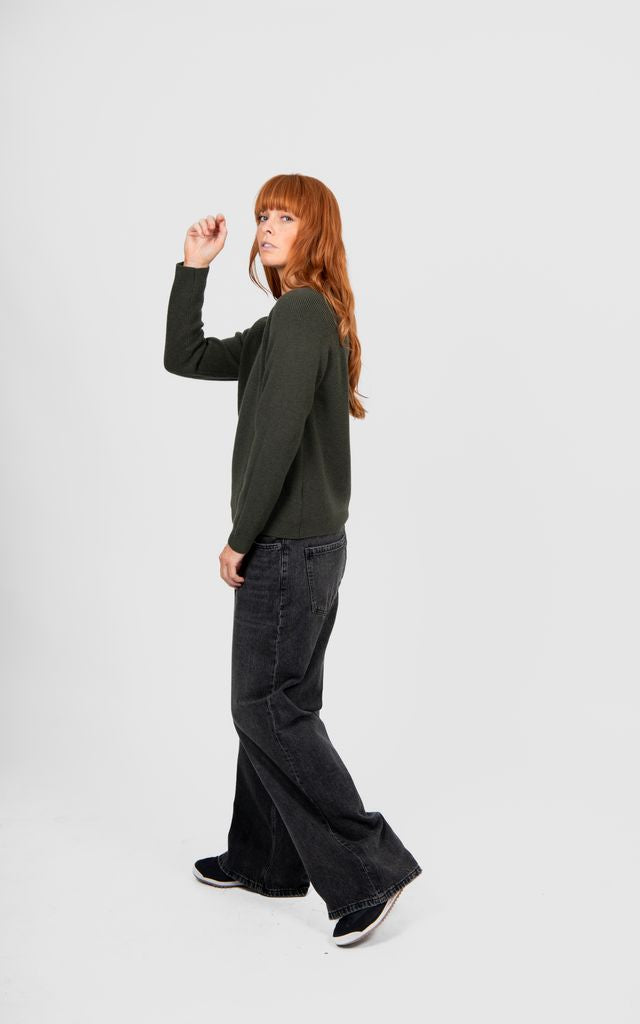 Raglan Pullover - Olive