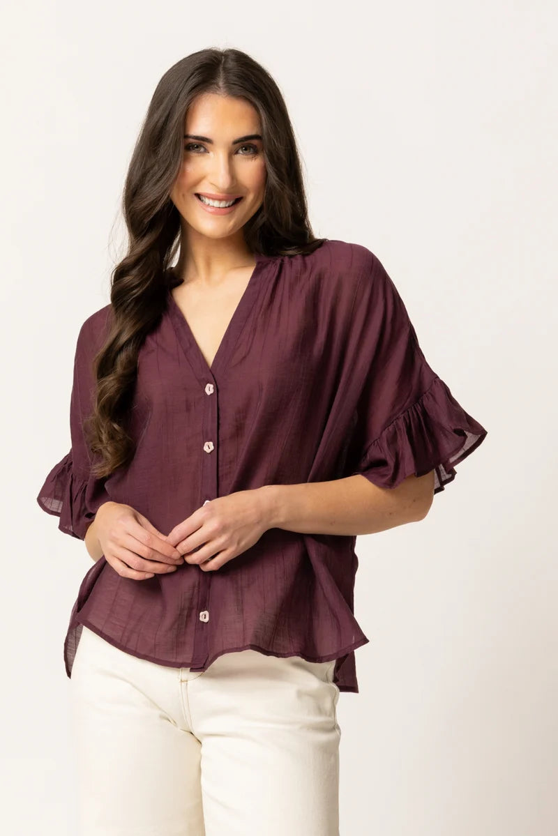 Riverstone Shirt - Plum