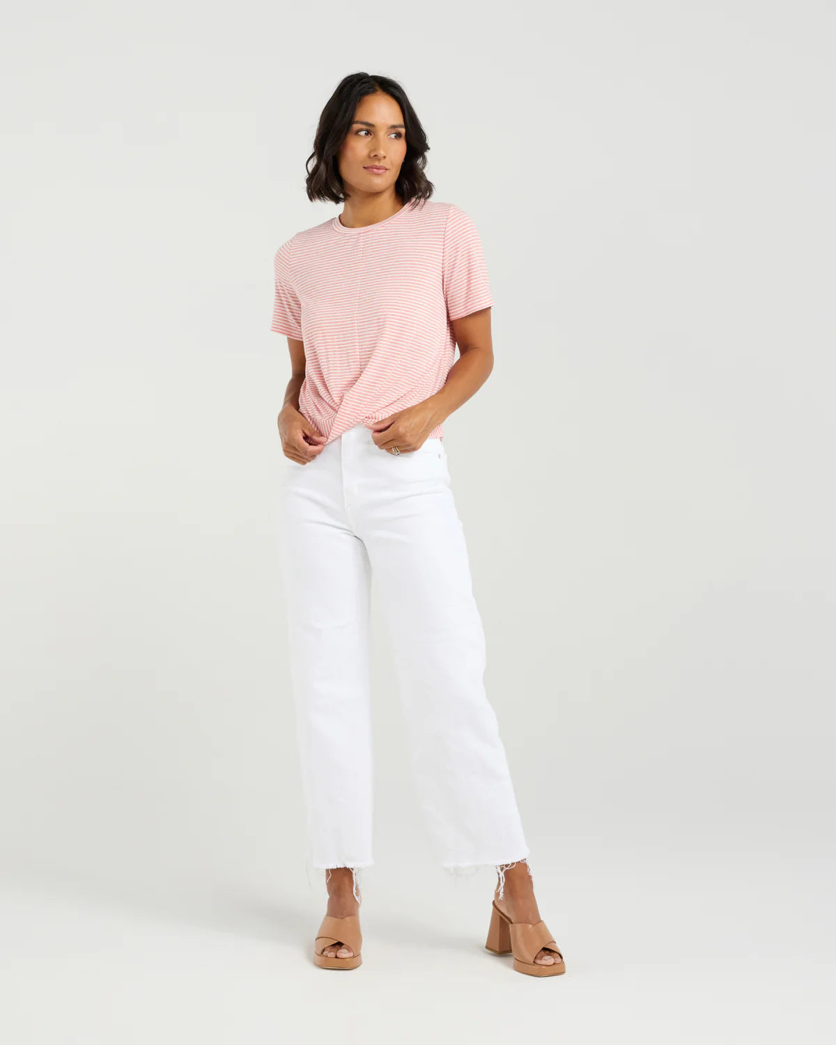 Twist Tee - Candy Stripe