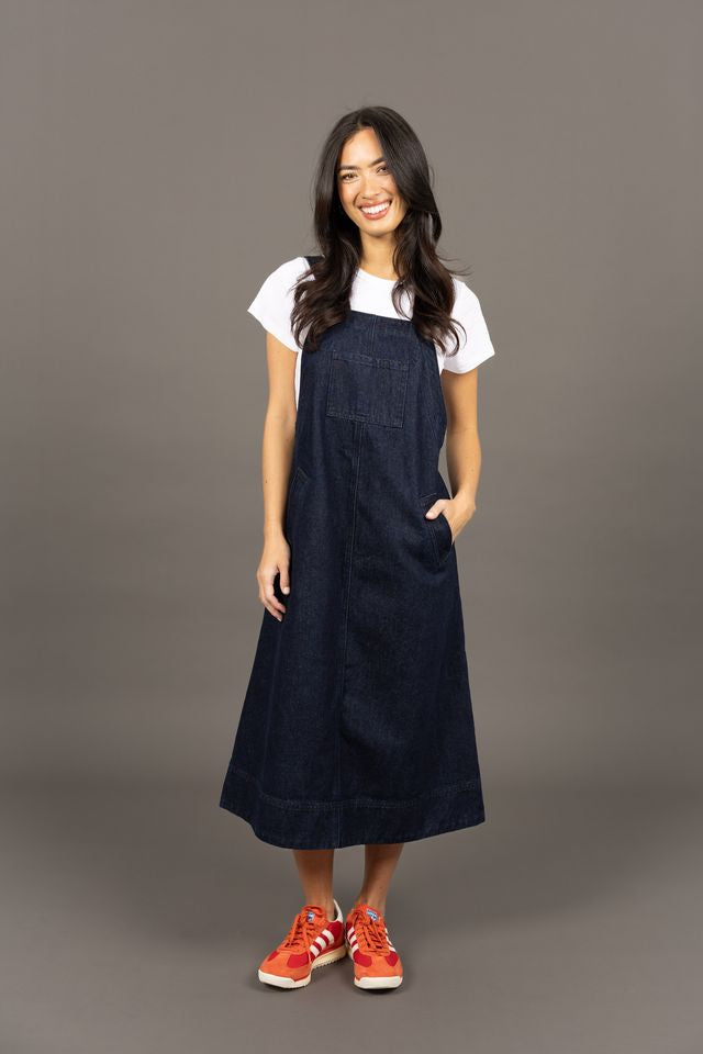 Edit Pinafore - Dark Blue