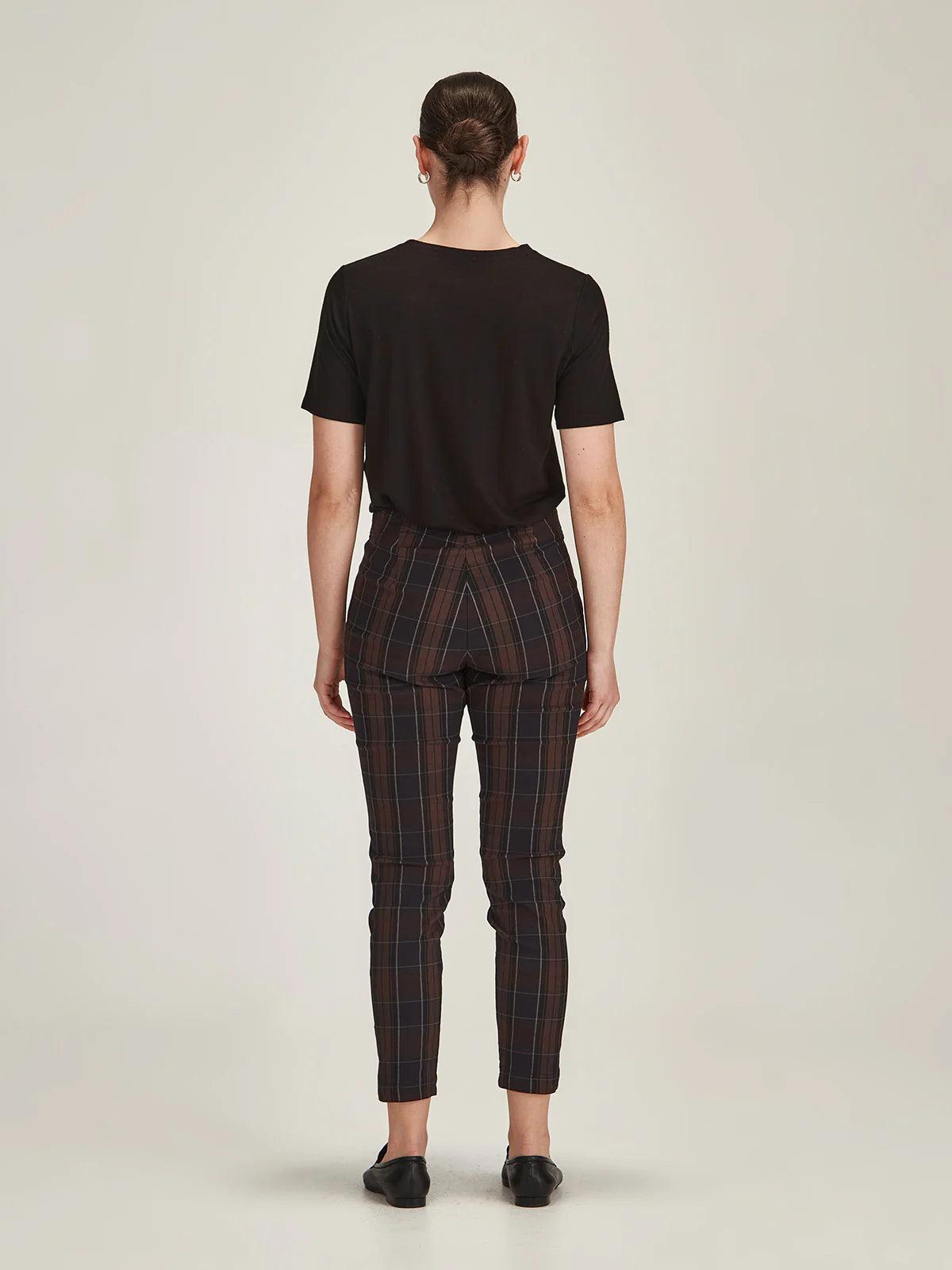 Plaid Emily Jogger - Chocolate Plaid