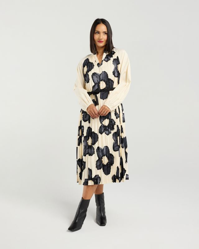 Solene Dress - Daisy Noir