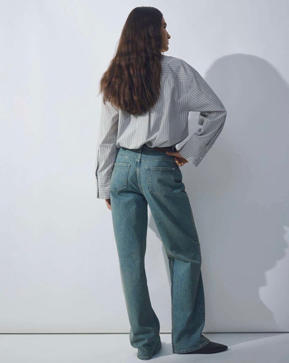 Rabea Zenika Shirt - Egret Trail Stripe