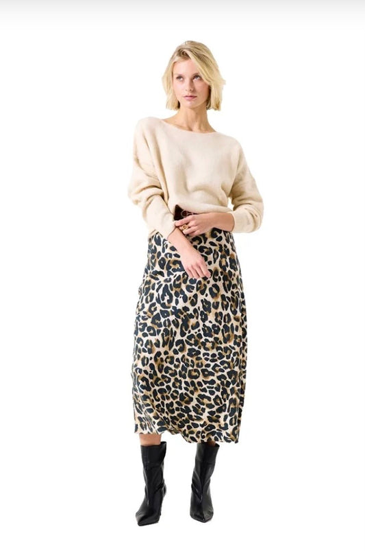 Leopard Print Skirt