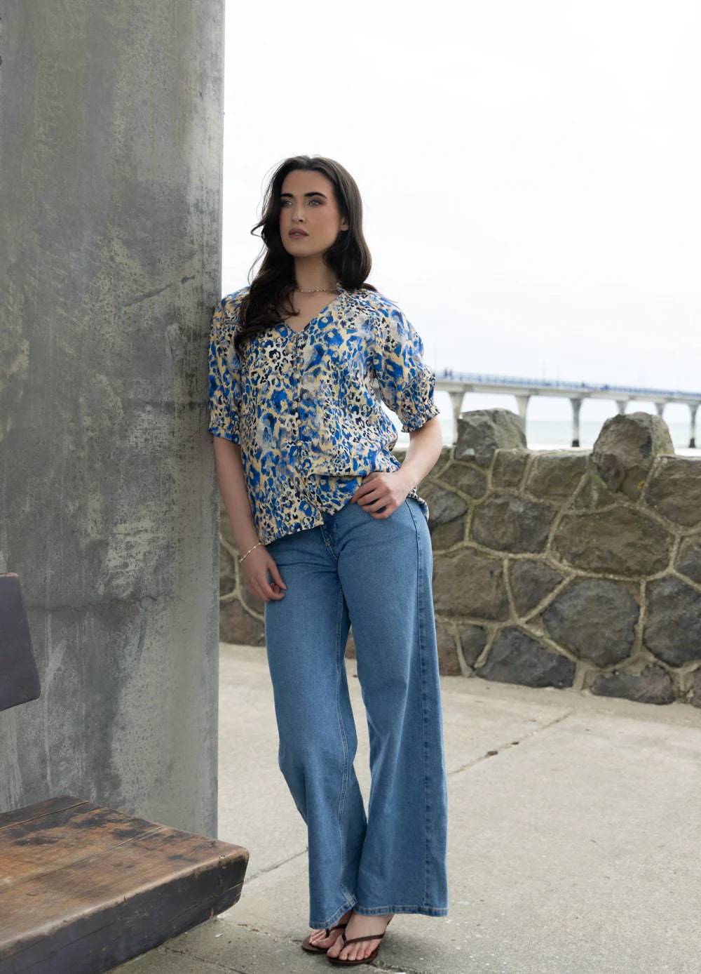 Essence Top - Royal Print