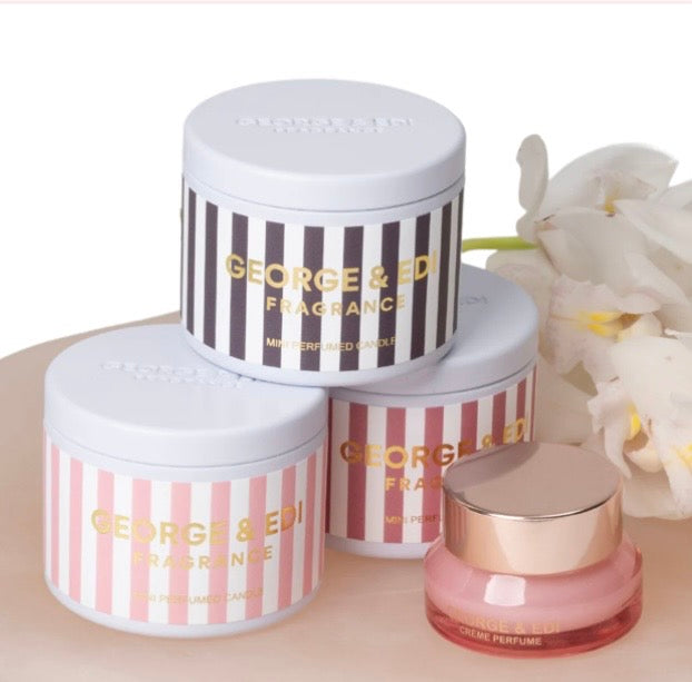 George & Edi - Mini Candle In A Tin - Ebony
