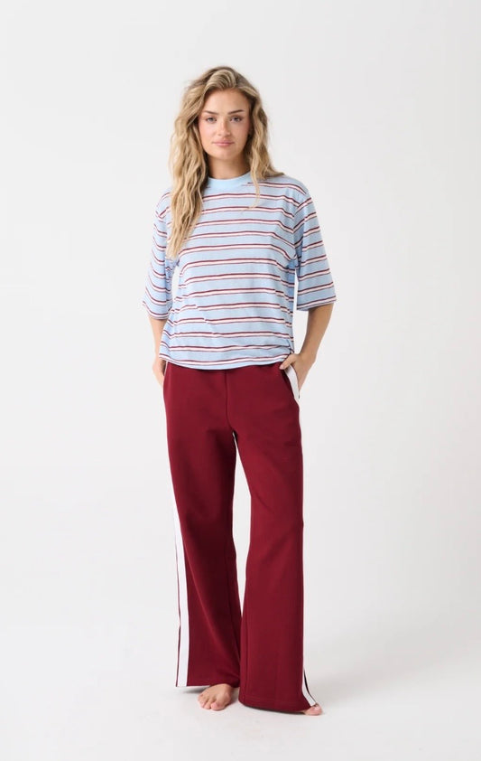 Hallie Tee - Ice Berry Stripe
