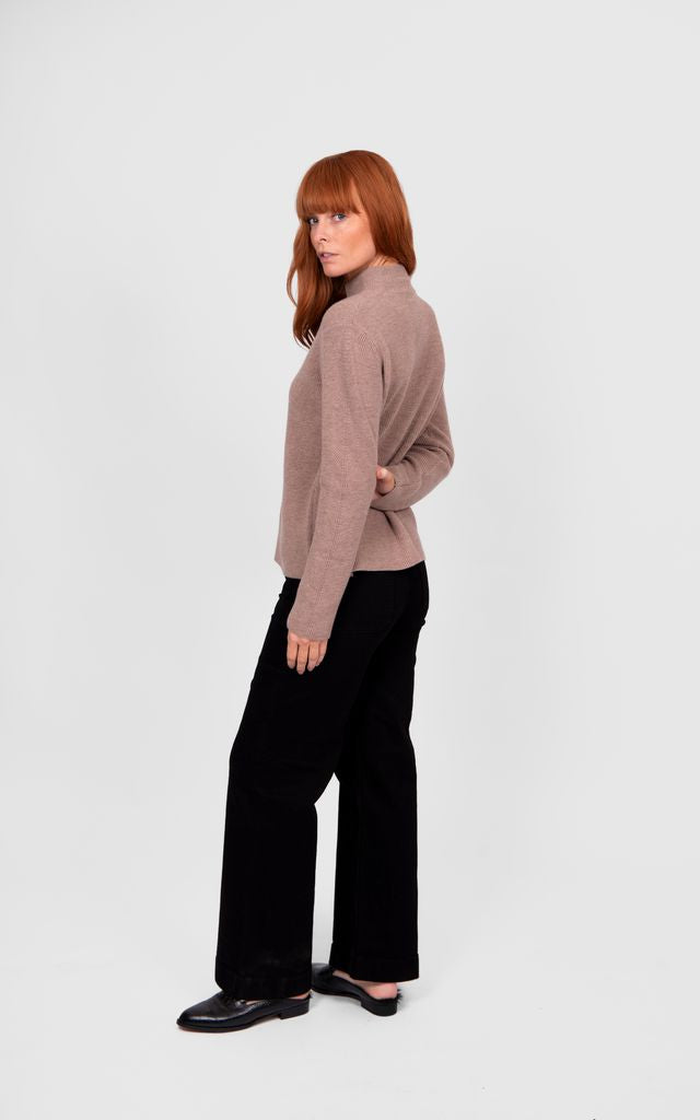 High Crew Pullover - Cobblestone