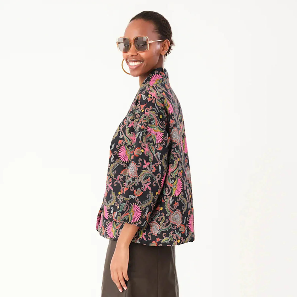 Barbra Jacket - Flower Print